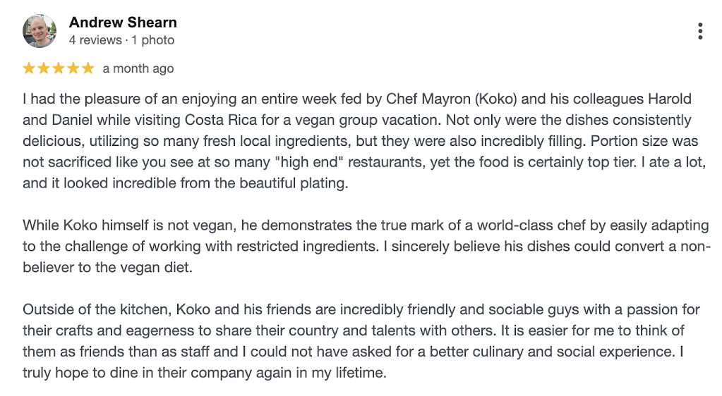 Private chef