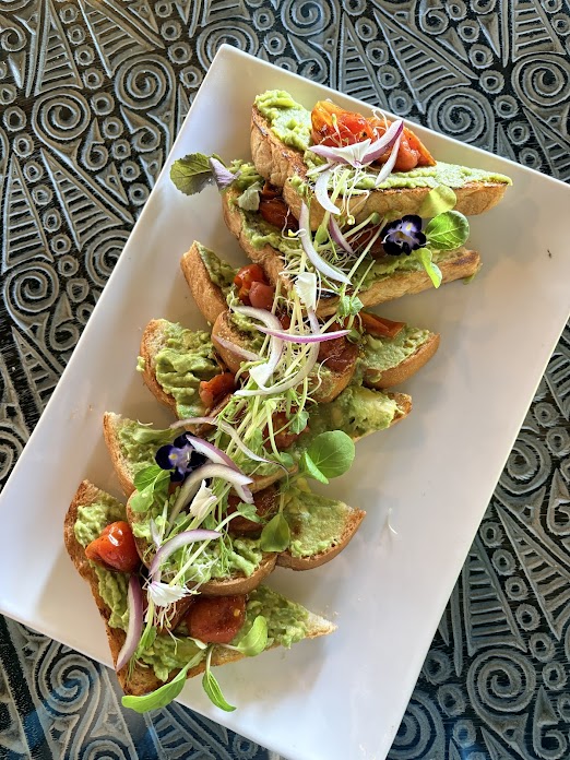 Plated vegan dish